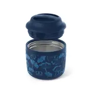Monbento Element Graphic Carry-on Drink Bottle Soup Container 550ml-Ginkgo Blue