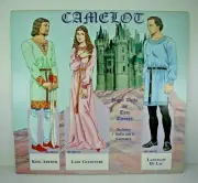 NEW B Shackman Co. CAMELOT Medieval Paper Doll Book PRISTINE Condition