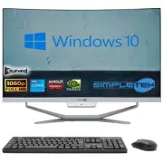 All IN One I5 6° Gen 24 " Curved Win 10 RAM 16 SSD 960 GB Gpu Rx 550 PC Gaming_