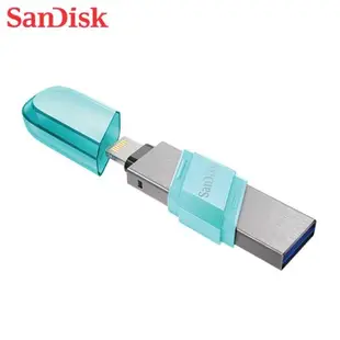 【現貨免運】SanDisk iXpand 128G 湖水綠 USB 3.0 二合一 隨身碟 Lightning OTG