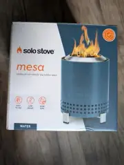 Solo Stove Mesa 5.1" Tabletop Fire Pit Smokeless Stainless Steel - Color Water