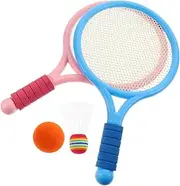 UPKOCH 1 Set Outdoor Sports Tool Set Badminton Rackets and Balls for Durable and Lightweight Enhances Coordination and Parent Interaction Random Color Random Color