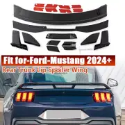Rear Spoiler Gloss Black For 2024-2025 Ford Mustang DH Performance W/Gurney Flap (for: Ford)