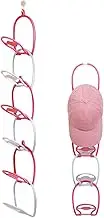 Nuytghr Hat Rack for Wall - Wall Hat Rack Display Hanger, Decorative Headwear Organization Hanger Storage Organizer for Bedroom Closet Door Living Room Entryroom