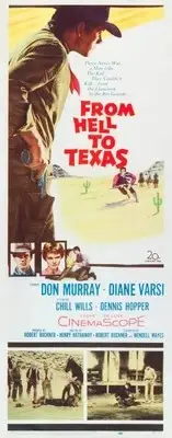 From Hell To Texas poster Don Murray Diane Varsi 1958 Old Movie Photo 1