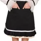 Pleated Ruffle Kitchen Apron Cotton Waist Apron Fashionable Work Apron Women