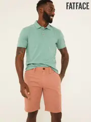 FatFace Dark Orange Stow Garment Dye Shorts (E80245) | $106