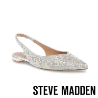 在飛比找Yahoo奇摩購物中心優惠-STEVE MADDEN-CARE-RE 鑽面尖頭繞踝平底鞋