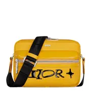 DIOR AND LEWIS HAMILTON Rider 2.0 Zipped Messenger Bag One size yellow