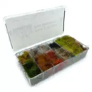 HARELINE HARE'E WIGGLE DUB DISPENSER - Fly Tying Dubbing Material 12-Colors NEW!