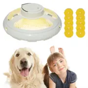 Electric Flea Trap Killer Home Control Sticky Discs Lamp Non-toxic Led Lights