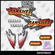 Yamaha Banshee 1997 Replica Decals Black Model Graphics Kit Stickers HOLOGRAPHIC