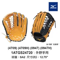 在飛比找PChome24h購物優惠-【MIZUNO 美津濃】壘球手套 MVP（外野手用）1ATG