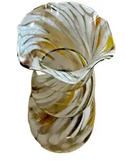 Vase Glass Soviet Vintage USSR Soviet Vase Original Rare Collectible