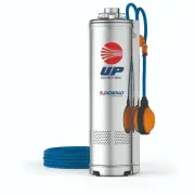 Pedrollo Multistage Submersible Pump Model Upm4/2 Ge 1HP 220V. With Float Switch