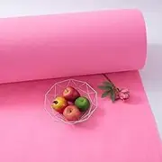 Aisle Runner Carpet, Pink Carpet Runner Wedding Aisle Bridal Non-Slip Runway Rug Mat 2mm Thick Event Carpet for Wedding Party Outdoor Beach Decorations, Polyester