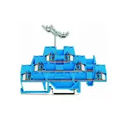 A● 5pcs WAGO 280-551 ​6-Conductor Triple-Deck Terminal Block 2,5mm² Blue New