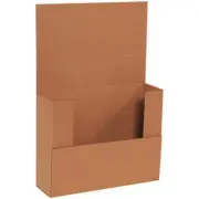 11" X 8 1/2" X 3" Kraft Easy-Fold Mailers (50 Per Bundle)