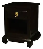 CT Shanghai 1 Drawer Bedside Table with Ring Handle