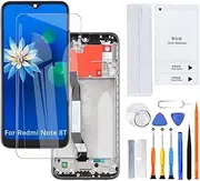 H&LYCYJ Display Screen for Xiaomi Redmi Note 8T M1908C3XG LCD Screen Replacement Assembly Kit (Black with Frame)