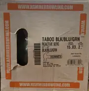 Hammer Taboo Black/Blue/Green High Performance - New In Box - OVERSEAS - 15lb