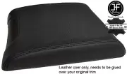 BLACK REAL LEATHER SLIDING ARMREST COVER FITS BMW 5 SERIES E39 96-2003 (for: BMW)