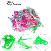11 10pcs Mixed Color Random Soft Bait Luminous Luya Octopus Squid Fishing Baits