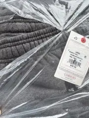 Champion Powerblend Open Bottom Fleece Pants P0893 Sweatpants, L, Granite Heat