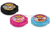 3 x Wrigley´s Hubba Bubba Chewing Gum Rolls Fancy Fruit,Triple Mix,Cola