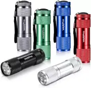 Wdtpro LED Mini Flashlights, Super Bright Flashlight with Lanyard, Assorted