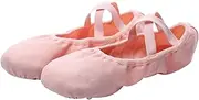 [WRITWAA] Comfortable Cross Elastic Band Dance Shoes Professional Ballet Shoes Elastic Band for Yoga and Gymnastics