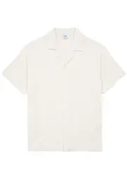 Che Burle Cotton-blend Jacquard Shirt - Cream - L L