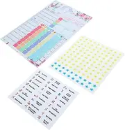 Zerodeko 1 Convenient Reward Chart Multi Functional Behavior Chart for Chores for Teens and Design Fits Any Refrigerator Random Style