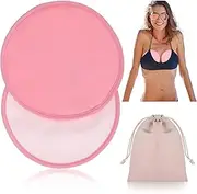 Gatuida Castor Oil Breast Wrap Pack 2 Pads Storage Bag Skincare Breast Nursing Pad Set for Comfort and Reusability