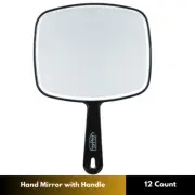 Hand Held Mirror Extra Large For Barber Lady Makeup Beauty Cosmetic With Handle✅