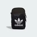 ADIDAS_中性_鞋背包_手機包_小包_黑色_三葉草_CAMO FEST BAG_IT7552