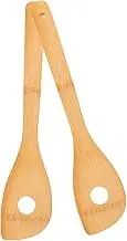 COLLBATH Maple Wood Mixing Spoon Hole Wooden Egg Beater Stirring Rod Versatile Small Kitchen Tool