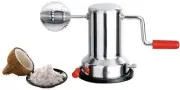 Premium Stainless Steel Coconut Scrapper, Vacuum Base Coconut Grater