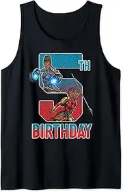 [Marvel] Shuri And Okoye 5th Birthday Action Portrait Tank Top