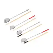 Bird Remover Scraper Dustpan Set and Bird Cleaning Brush for Food Bowl