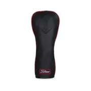 TITLEIST LEATHER DRIVER HEADCOVER JET BLACK