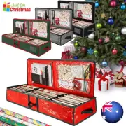 Christmas Wrapping Paper Storage Bag Tidy Xmas Gift Wrap Decoration Organiser NW