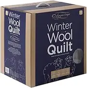 Onkaparinga Winter Wool Quilt, 100% Australian Wool, Queen Size 210x210cm, Machine Washable