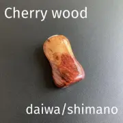 New Wood Knob Cap Silver 1 piece Daiwa S / Shimano A Approx. 6g Cherry Ellipse