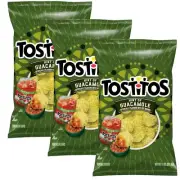 Tostitos Hint of GUACAMOLE Flavor Bite Size Rounds Tortilla Chips 11oz (3 Bags)