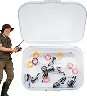 Bait Holder Hooks, Shrimp Hook - Spring Boat Back Hook, Rigs Clips Accessories Room Floating Baitholder for Boyfriend, Husband, Men, Him