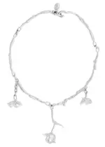 Marni Rose Bud Necklace - Silver ONE SIZE