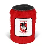 St George Dragons NRL Fluffy Furry Stubby Holder Can Cooler