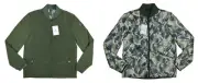 Paul Smith Reversible Solid/Camo Print Full Zip Men's Jacket S NWT Green Multi
