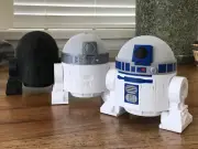 New! Amazon Echo Dot 4Th Generation - R2D2 Inspired Accessory - Multi Colored, A